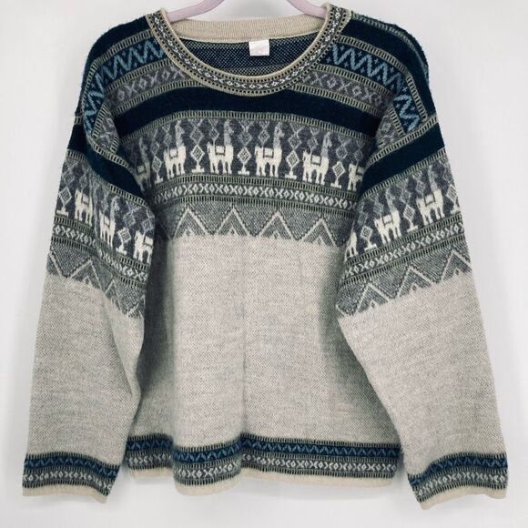 Vintage Tejidos Women’s 100% Lama Sweater L - Picture 1 of 5